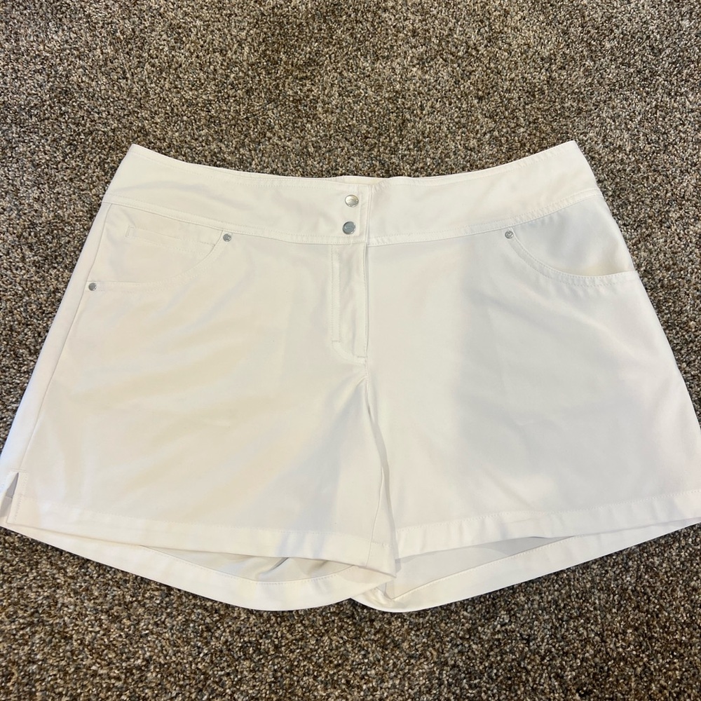 Slazenger High Waist White Shorts Timeless Design